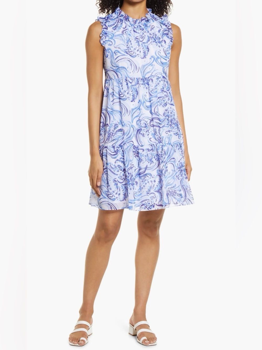 Lilly Pulitzer Jazzy Dress Resort White Fit & Flare Dress